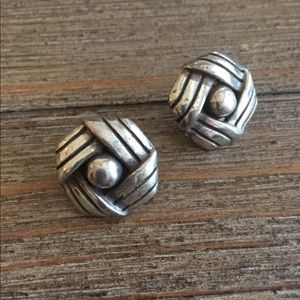 Brighton Collectible Antiqued Silver Earrings